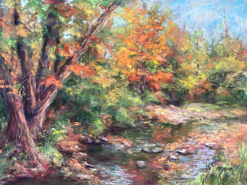 Fall Reflection by artist Maribel Mast